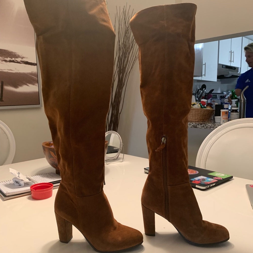 Knee High suede Boots